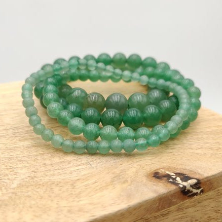 Bracelet pierre naturelle AVENTURINE Verte