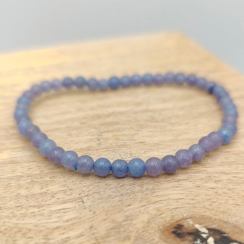 Aventurine bleue - Bracelet de perles rondes