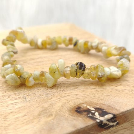 Opale jaune - Bracelet de minipierres