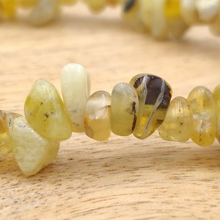 Opale jaune - Bracelet de minipierres