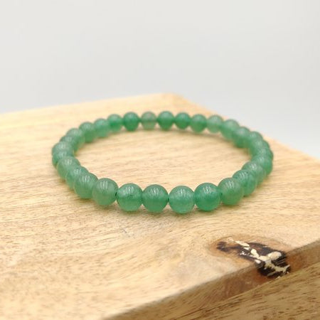 Aventurine verte - Bracelet de perles rondes