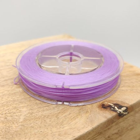 Elastique pour bracelets - Ø 0.45 mm x 50 ml - Bobine plate