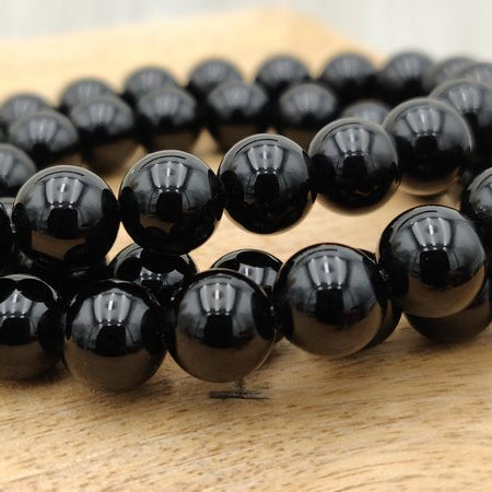 Onyx noir - Fil de perles rondes